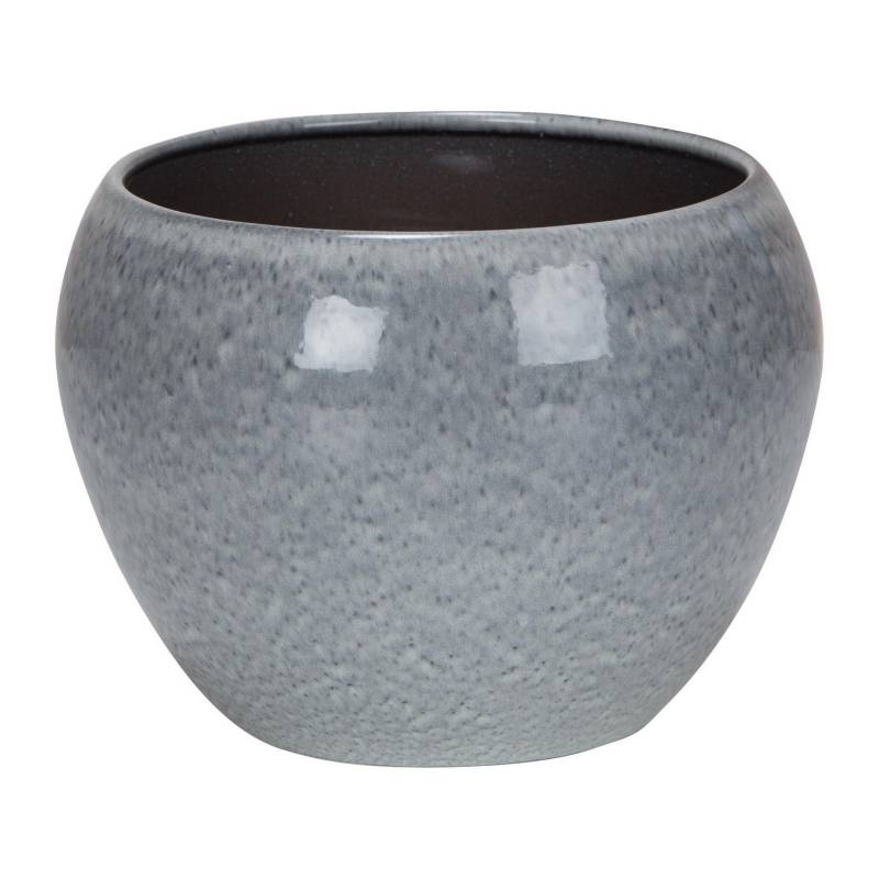 SCHEURICH - Macetero de cerámica 15 cm gris