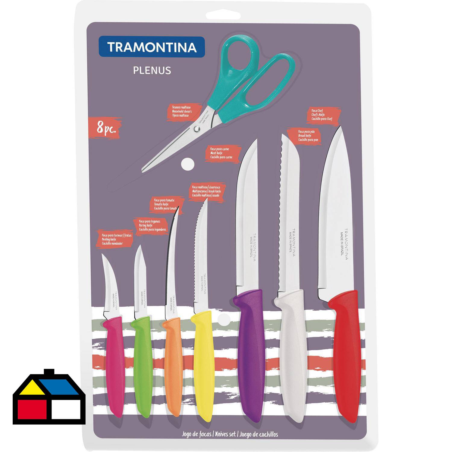 Juego Set De Cuchillos Para Cocina 5 Piezas Profesional Acero Inoxidable  Chef US