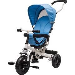 KIDSCOOL - Triciclo stroller giro 360° azul