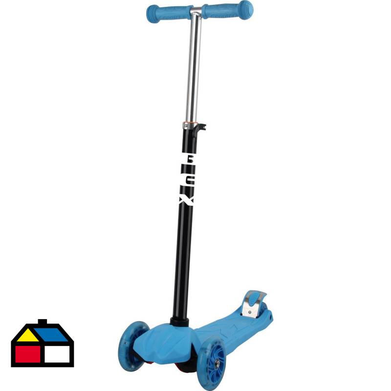 BEX - Scooter azul 3 ruedas 56 cm