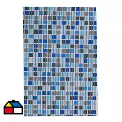 CASA BONITA - Piso de baño antideslizante azul 40x60 cm
