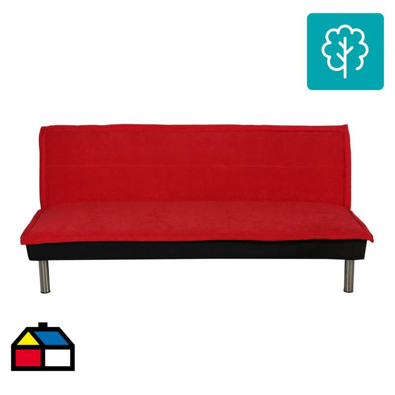 JUST HOME COLLECTION - Sofa cama versalles rojo