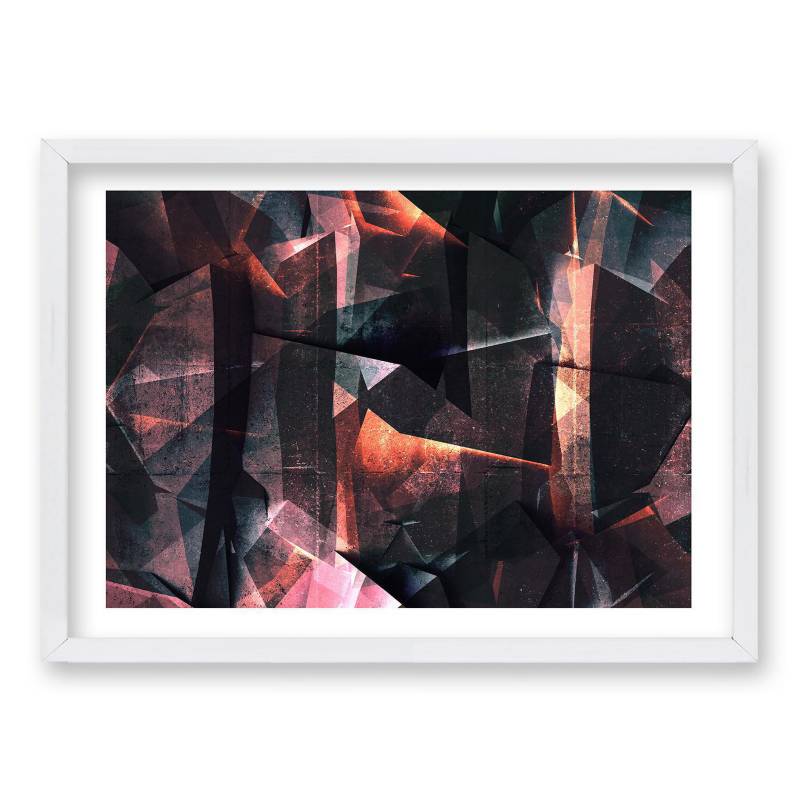 RETELA - Cuadro ilustración geo abstracta 90x60 cm