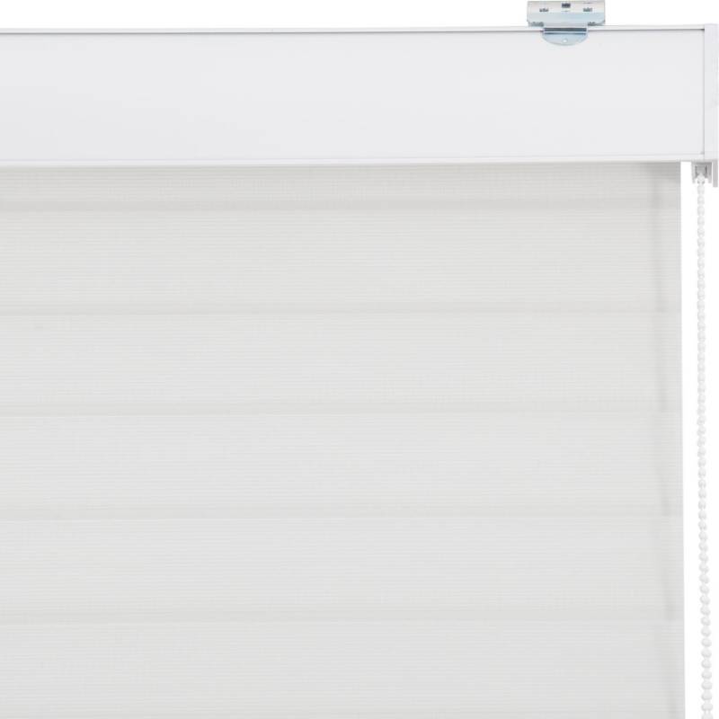 JUST HOME COLLECTION - Cortina Ecolux Enrollable con Instalación Blanco a la Medida ancho Entre 121 a 135 cm alto 236 a 250 cm