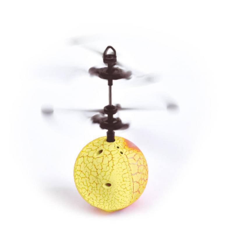 SIN MARCA - Pelota voladora USB con luces amarillo