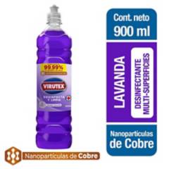 VIRUTEX - Limpiador líquido desinfectante lavanda 900ml