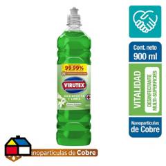 VIRUTEX - Limpiador líquido desinfectante vitalidad 900ml