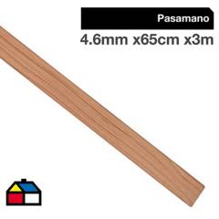 TEMSA - Pasamano pino oregon finger joint 4.5X65X300 cm