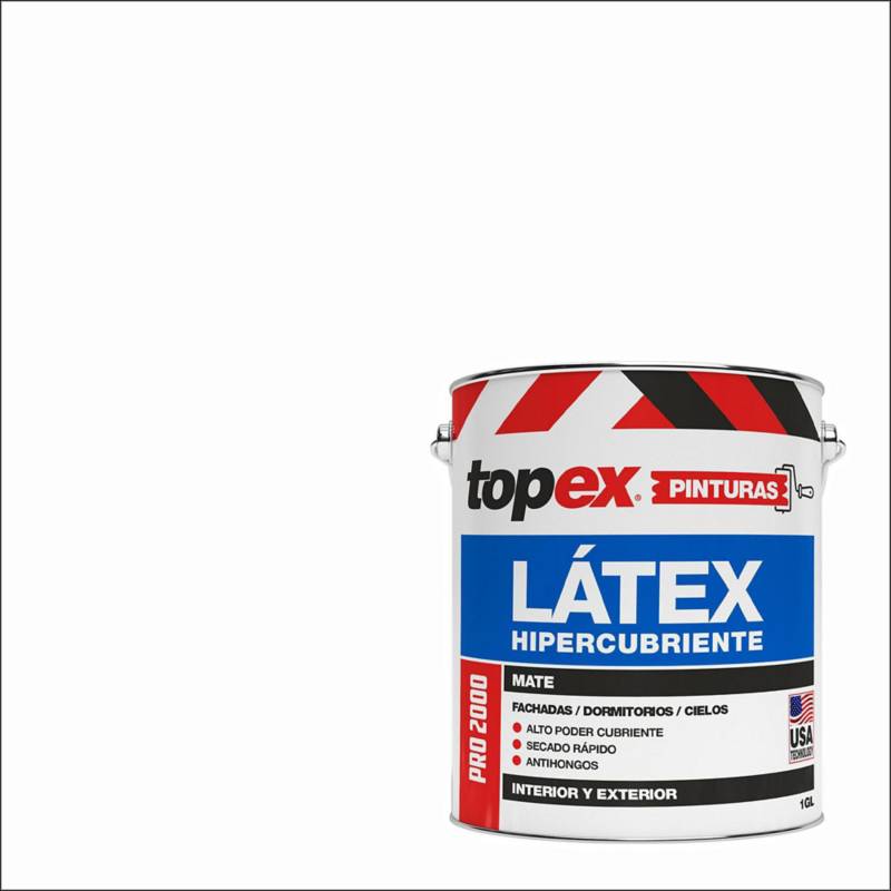 TOPEX - Látex topex pro 2000 mate blanco 1gl