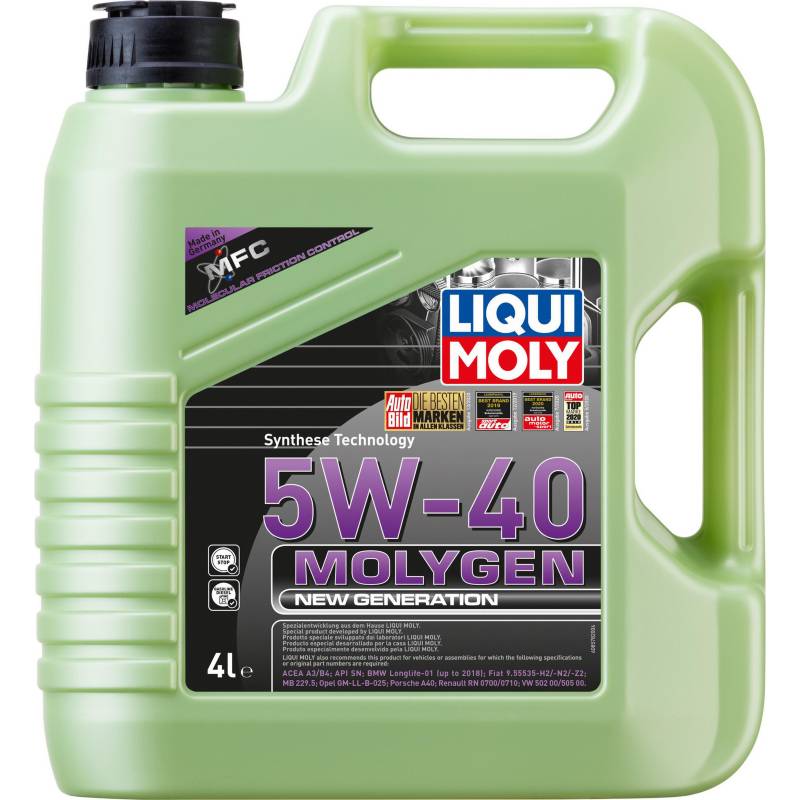 Molygen New Generation 5w 30 (5 litros) - Grupo RECSA