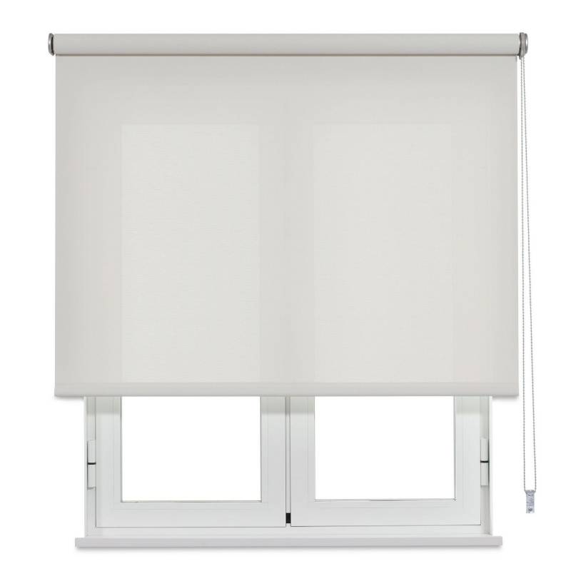 VIEWTEX - Roller screen 1% blanco/lino 180x250 cm