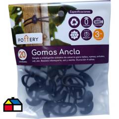 POTTERY - Goma ancla 3 cm pack 20 unid
