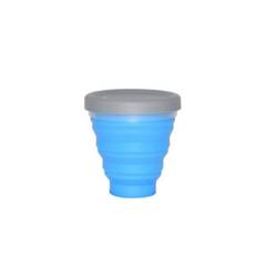 PRO OUTDOOR - Vaso plegable 200 ml azul
