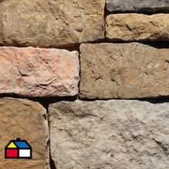 NATSTONE - Piedra Reconsituidad Toledo Multicolor 0,4 m2