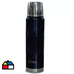 NATIONAL GEOGRAPHIC - Termo metálico 1000 ml azul