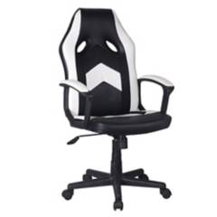 JUST HOME COLLECTION - Silla Gamer blanco / negra.