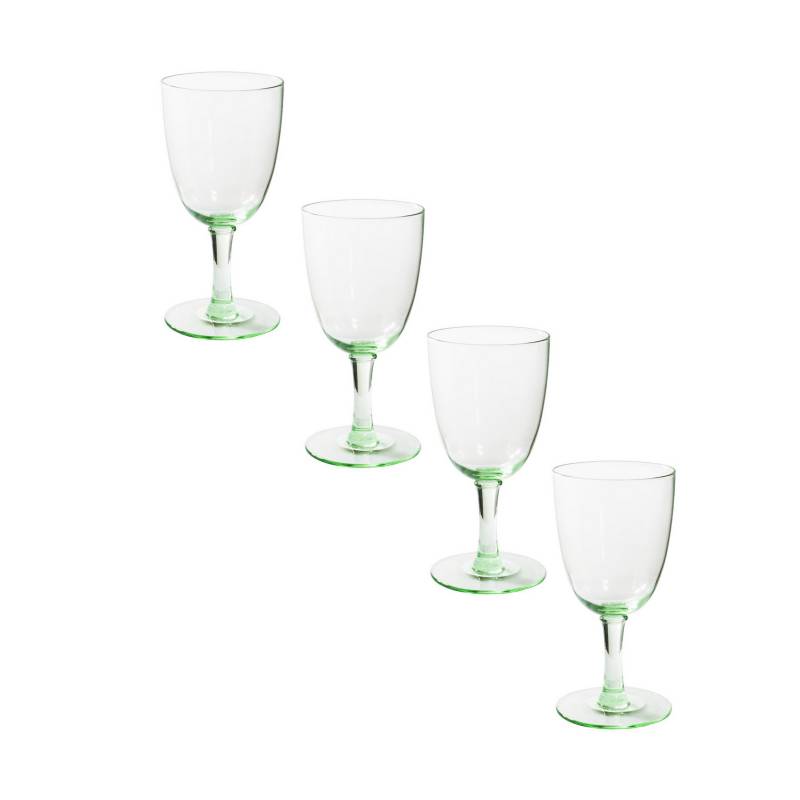 DECOEXPRESS - Set copas de vidrio 400 ml transparente 4 unidades