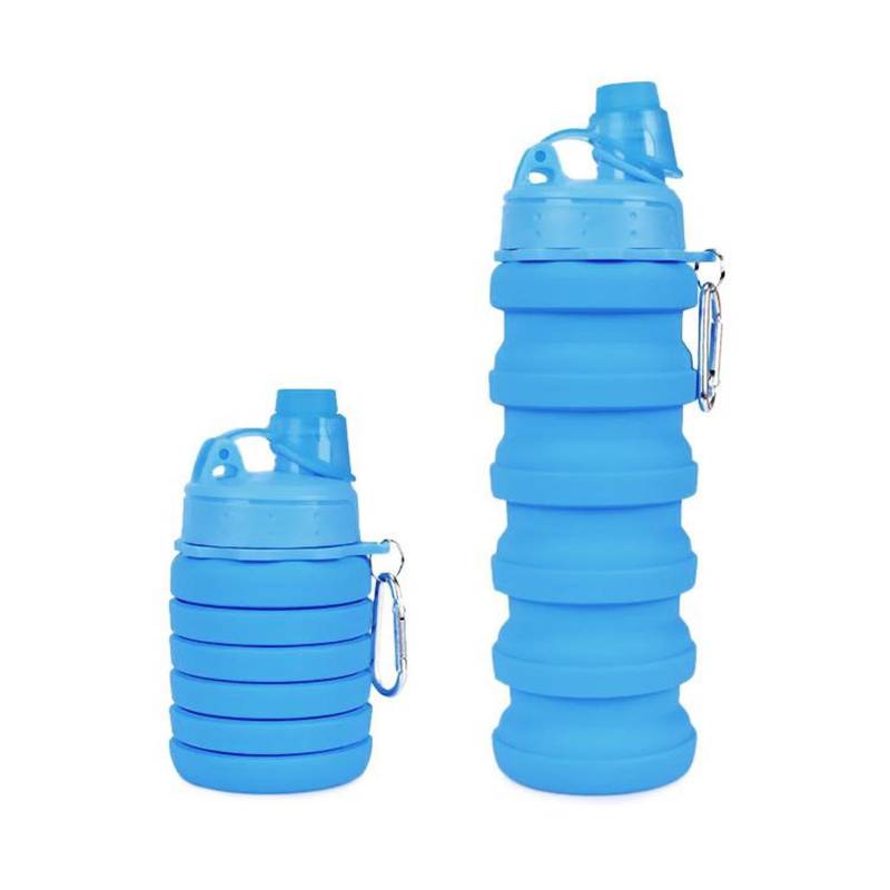 PRO OUTDOOR - Botella plegable 500 ml azul