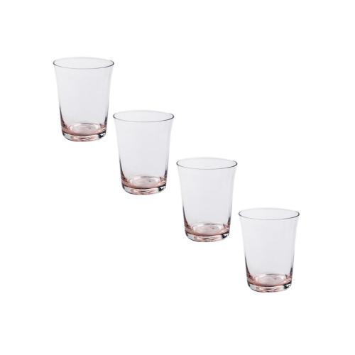 Set 4 vasos de vidrio 350 ml Verde - Tienda Copec