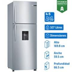BOSCH - Refrigerador no frost top dispensador 327 litros
