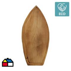 RUPESTRE - Tabla para picar Surf 40 cm madera