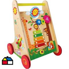 KIDSCOOL - Caminador de madera happy learning