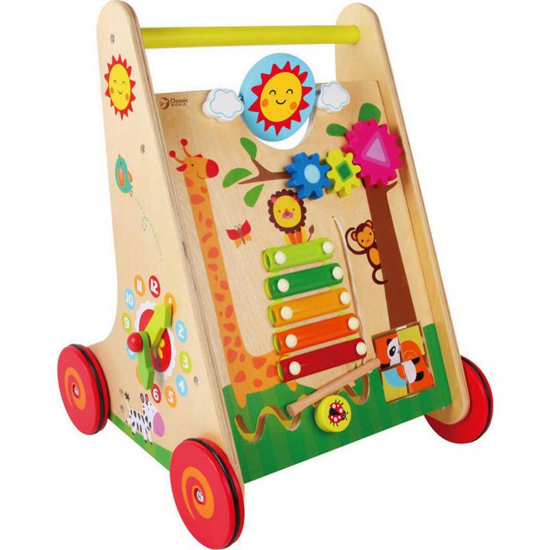 KIDSCOOL - Caminador de madera happy learning