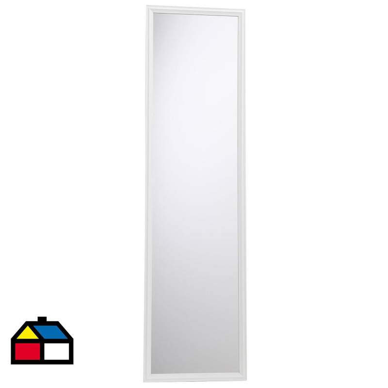 Espejo puerta 30x120cm blanco_Mi casa