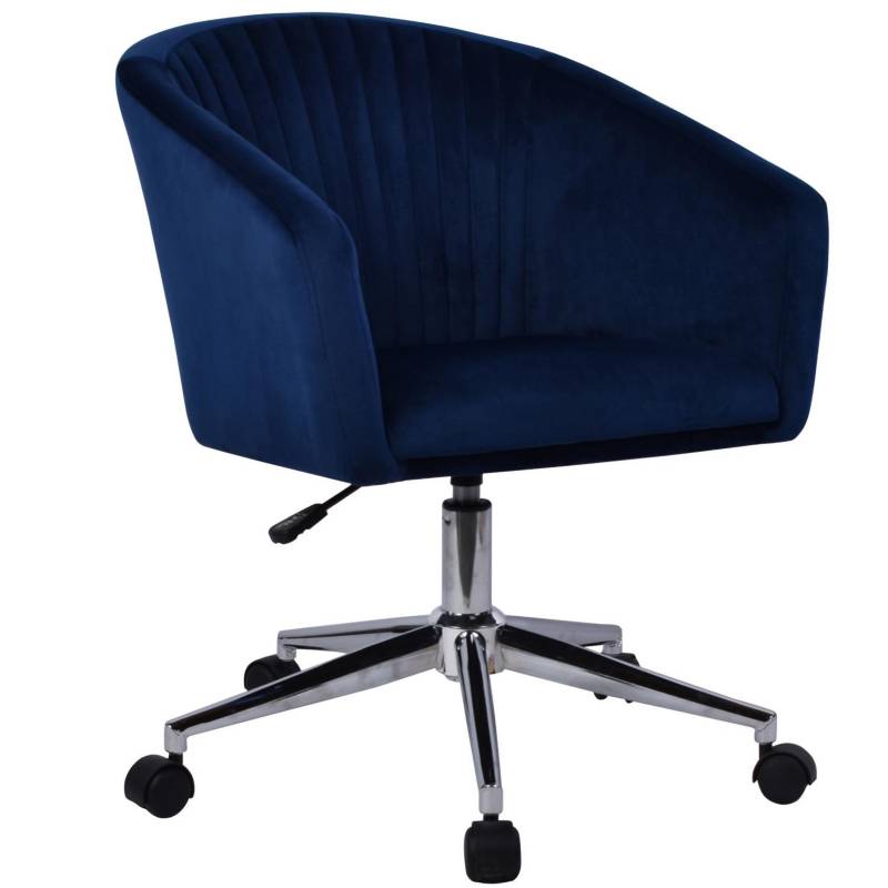 JUST HOME COLLECTION - Silla PC azul oscura