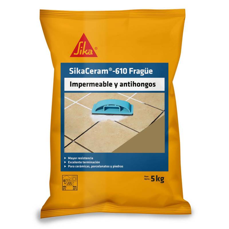 SIKA - Pack 4x5 kilos fragüe sikaceram 610 quilicura