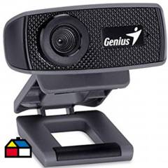 GENIUS - Webcam con micrófono 720P HD negra
