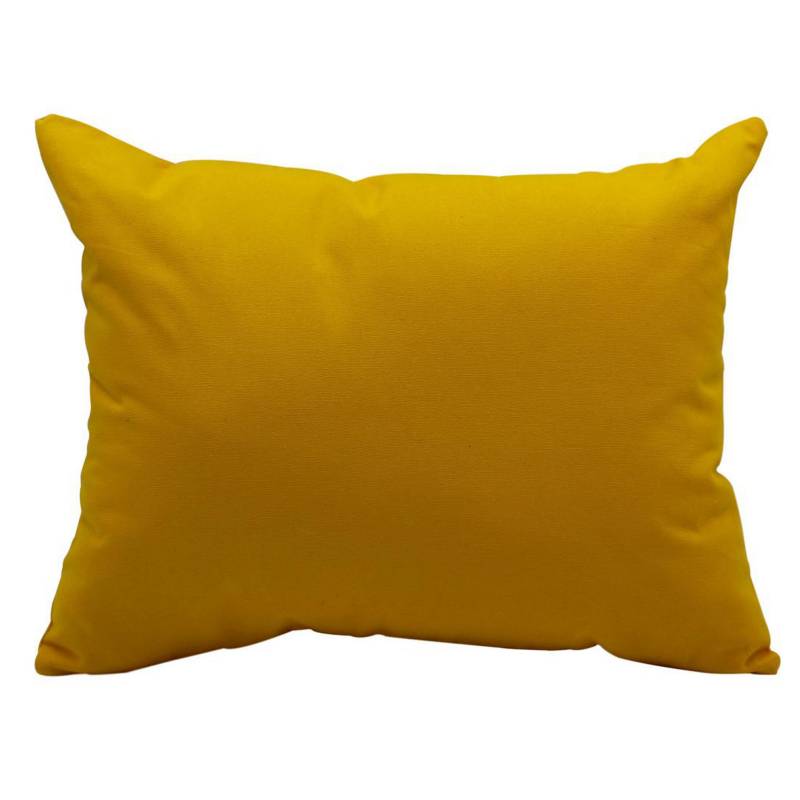 CONCEPT LIGHTING - Cojín liso aqua amarillo 30x50 cm