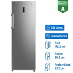 MIDEA - Freezer vertical 227 litros