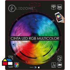 LEDZONE - Cinta rgb multicolor wifi 5m