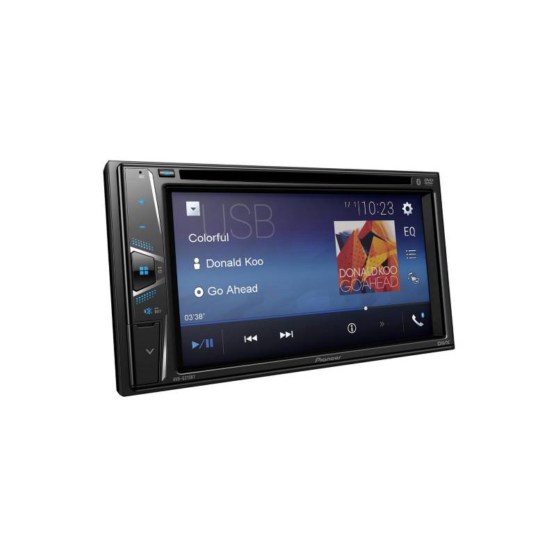 PIONEER - Radio auto Doble Din DVD Bluetooth