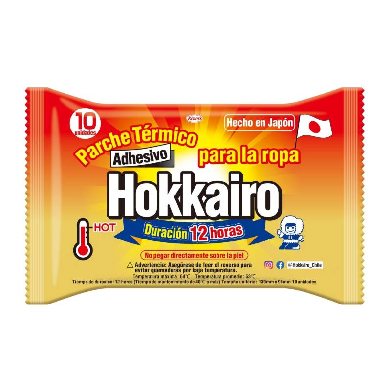 HOKKAIRO - Adhesivo Parche Térmico para Ropa