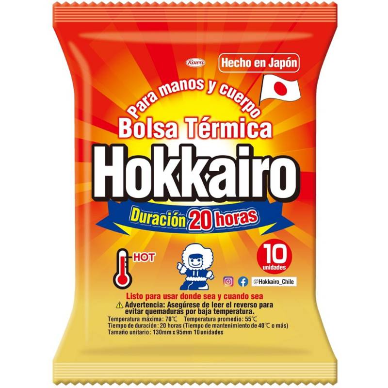 HOKKAIRO - Bolsa Térmica Activable con el Aire