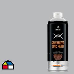 MONTANA COLORS - Pintura Galvanizada Zinc 98% en Spray Mate Plata 400ml