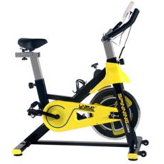 LIVE SPORT - Bicicleta spinning yellow/black 7903.
