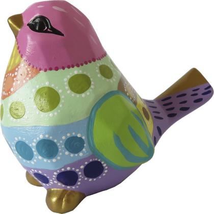 Pájaro decorativo de cerámica Lila 14 cm - Sodimac.cl