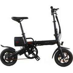 FAHREN - Bicicleta Mini eléctrica plegable aro 12 negra