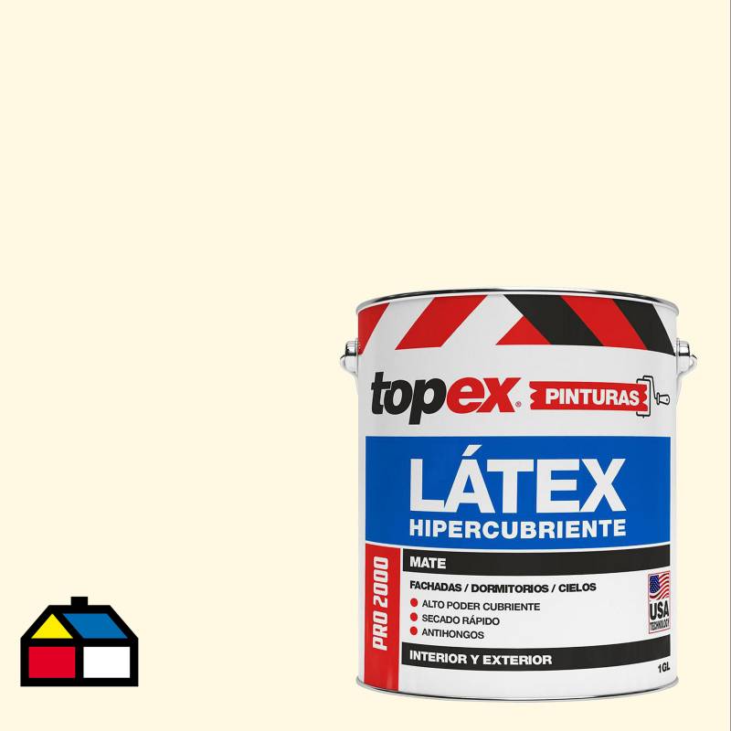 TOPEX - Latex topex pro 2000 mate marfil oriental 1gl