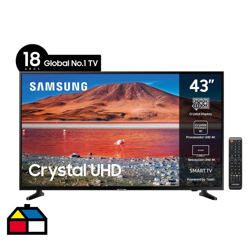SAMSUNG - Smart TV LED 43 " 4K Ultra HD UN43TU7090GXZS