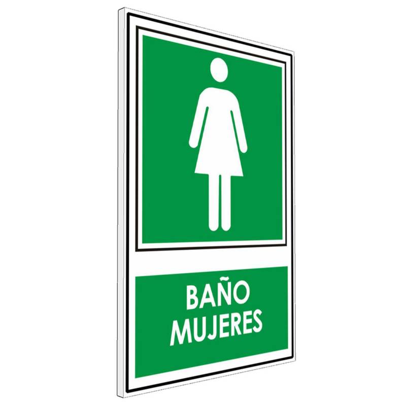 Señalética Baño Mujer Sodimac Chile