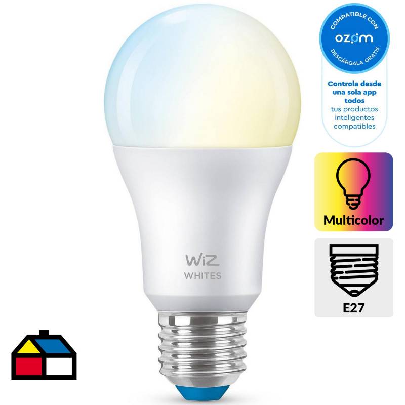  - Ampolleta inteligente LED Wifi E27 9W luz blanca cálida/fría atenuable