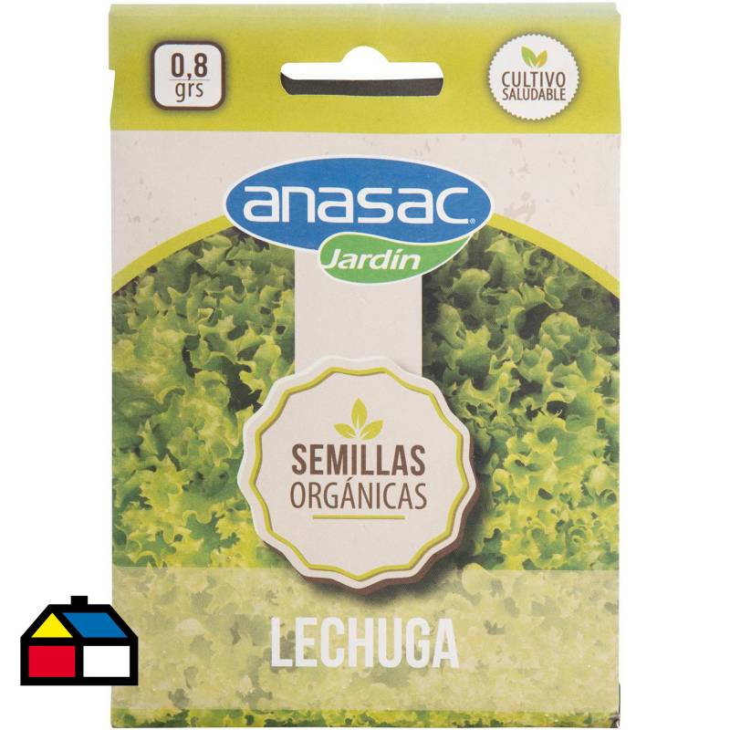 ANASAC - Semilla orgánica lechuga bionda 0,8 gr sachet