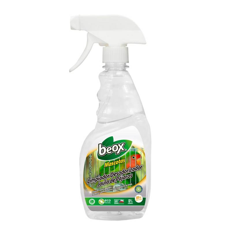 BEOX - Limpiador Desodorizador Jaulas Pajaros 500ml