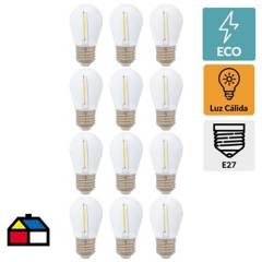 JUST HOME COLLECTION - Pack 12 focos led
