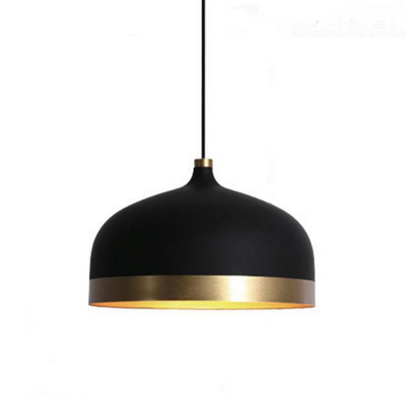 LUP - Lámpara colgante Mo 1133-b  40 W aluminio E27 negro