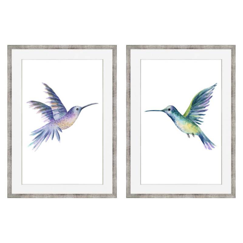 JULIETA DECO - Set 2 cuadros colibrí de 50x70 cm